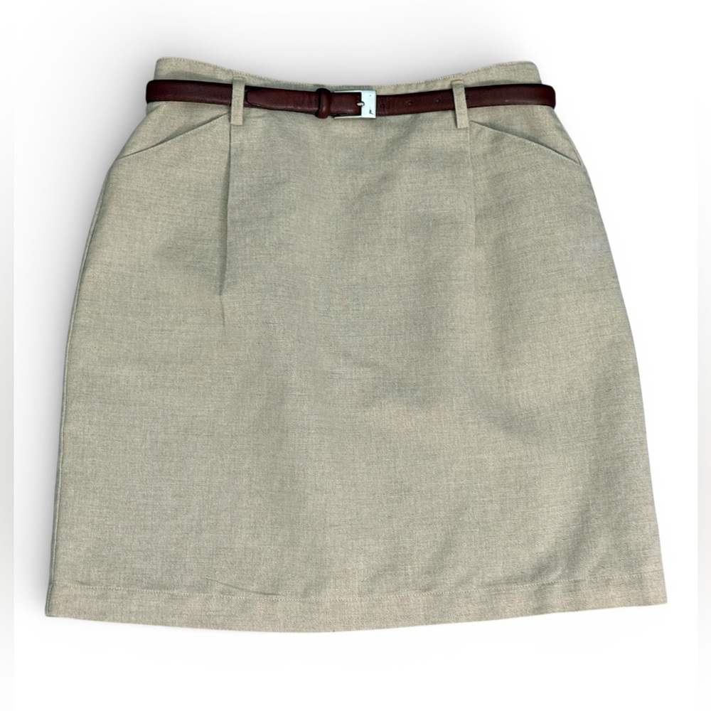 Vintage Liz Sport Linen Pencil Skirt